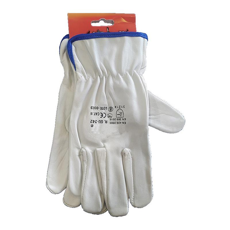 PAR DE GUANTES DE PIEL REFORZADOS TALLA 8