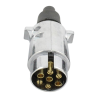 CLAVIJA DE 7 POLOS 12V DE ALUMINIO