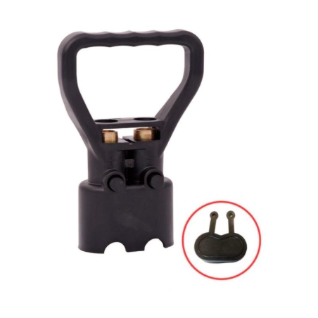CONECTOR DE 2 POLOS 24V DE PLÁSTICO
