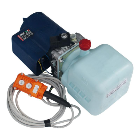 CENTRAL HIDRÁULICA 8L 12V 2000W DE PLÁSTICO