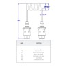 CONEXIÓN EXTENSIBLE 2 CLAVIJAS 7 POLOS 12V 5M