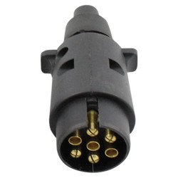 CLAVIJA DE 7 POLOS 12V DE PLÁSTICO