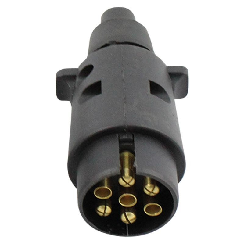 CLAVIJA DE 7 POLOS 12V DE PLÁSTICO