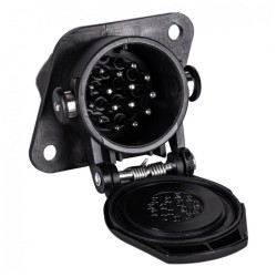 BASE DE 15 POLOS 24V CON TORNILLO