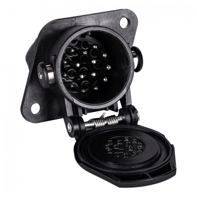 BASE DE 15 POLOS 24V CON TORNILLO