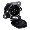 BASE DE 15 POLOS 24V CON TORNILLO