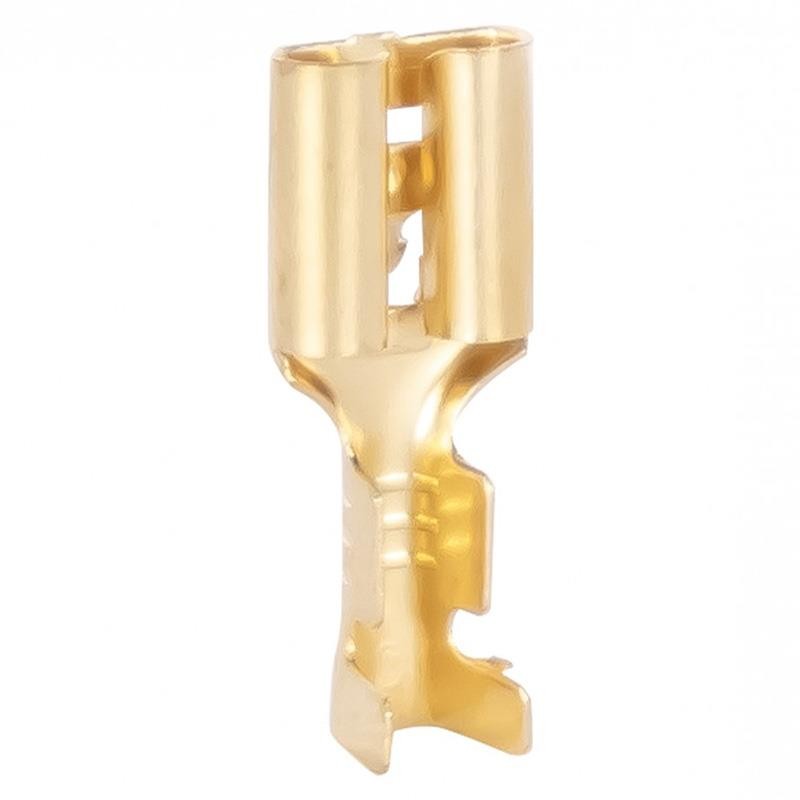 TERMINAL FASTON 6.3 HEMBRA CON RETÉN 100uds