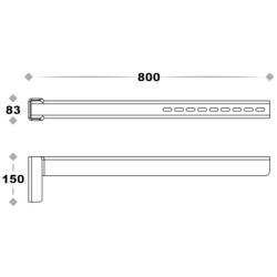 SOPORTE REGULABLE ANTIEMPOTRAMIENTO LATERAL ACERO