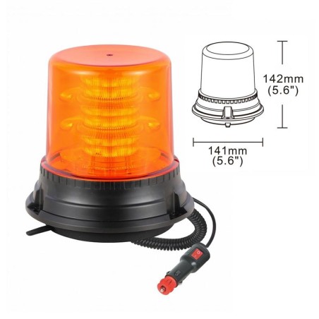 LUZ DE ADVERTENCIA LED 12/24V 22W