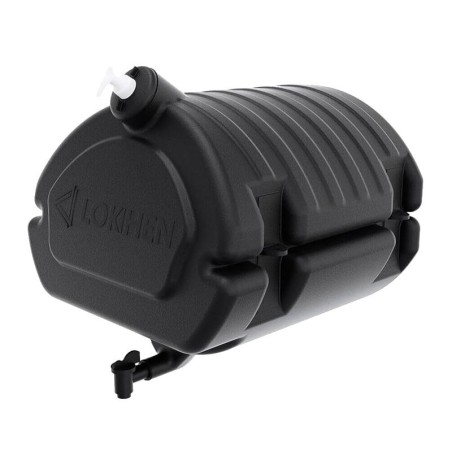 BIDÓN DE PLÁSTICO NEGRO 50L 458X453X470