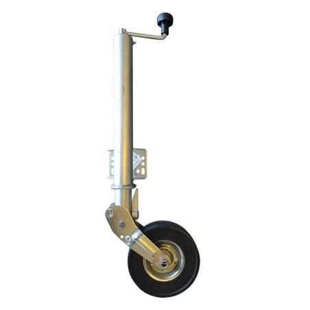 RUEDA JOCKEY Ø60 GALVANIZADA ABATIBLE