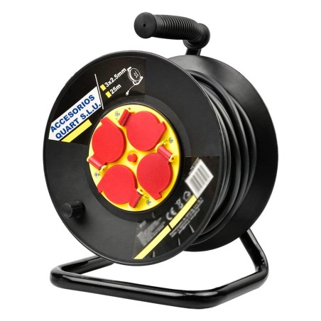 TAMBOR ELÉCTRICO PLÁSTICO 25M 3X2.5MM