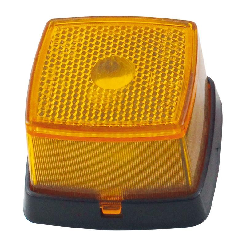 PILOTO CUADRADO ÁMBAR 65X63MM
