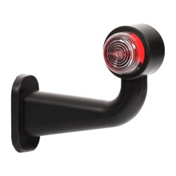 PILOTO GÁLIBO BLANCO/ROJO BRAZO ACODADO 175MM