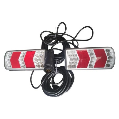 KIT ELÉCTRICO LED 12/24V 5 FUNCIONES 7M