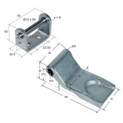 BISAGRA DE CONTENEDOR TIPO MAERSK