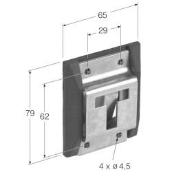 SUJETAPUERTAS ABATIBLE HEMBRA