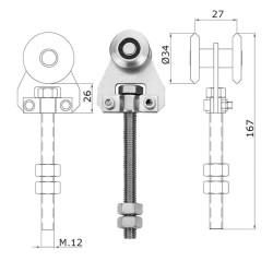ROLLAPAR SIMPLE U-40 ACERO E150