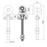 ROLLAPAR SIMPLE U-40 ACERO E150