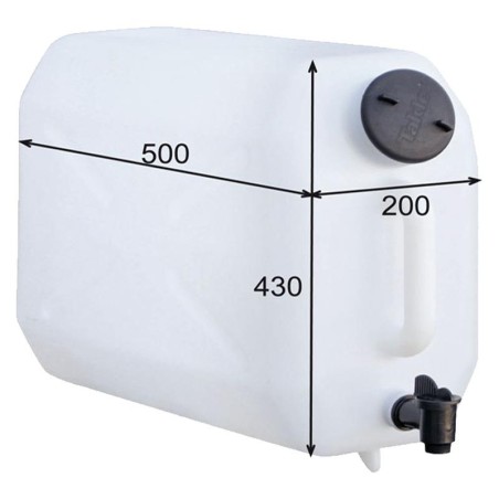 BIDÓN DE AGUA 25L BLANCO