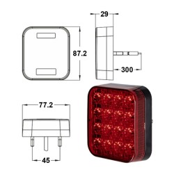 PILOTO LED ANTINIEBLA 12/24V 2.2W