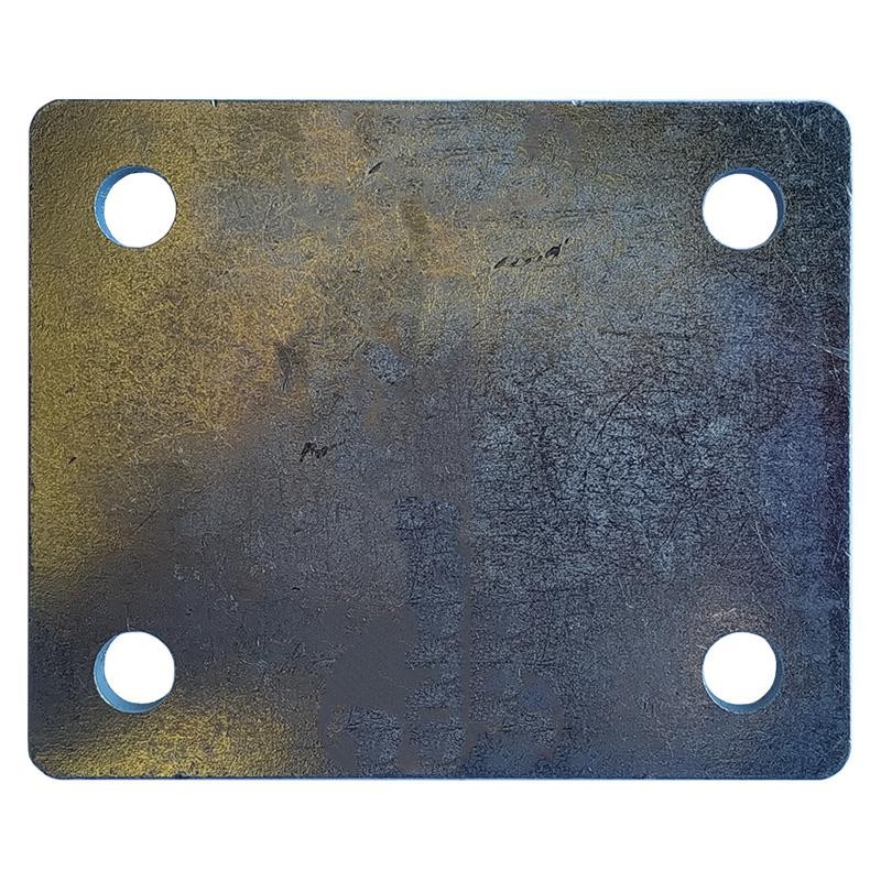 PLACA 130X100X6 Ø13 ZINCADA
