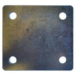 PLACA 120X110X6 Ø13 ZINCADA