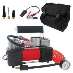 COMPRESOR DE AIRE PARA COCHE 12V 18A 2 PISTONES