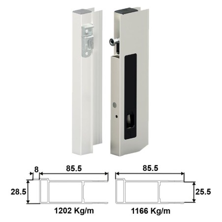 CIERRE DERECHO KLEVER "B" 600MM