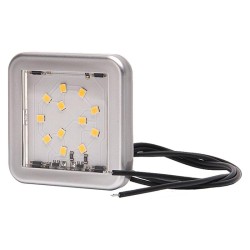 LUZ INTERIOR 12 LEDes 12/24V 54X54X8