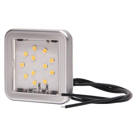 LUZ INTERIOR 12 LEDes 12/24V 54X54X8