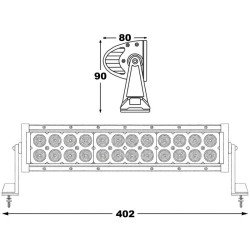 PANEL 24 LEDes 402MM 9-36V 72W