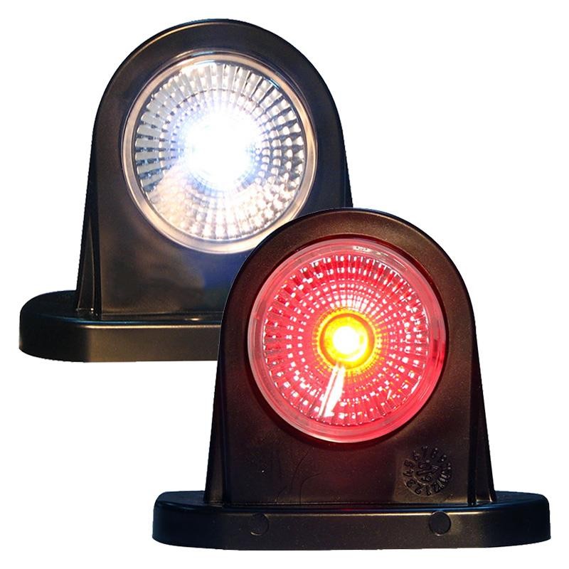 PILOTO GÁLIBO LED 12/24V BLANCO/ROJO