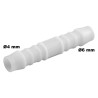 EMPALME RECTO DE NYLON 4-6MM