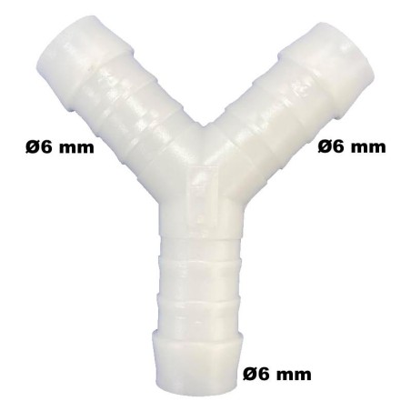 EMPALME Y DE NYLON 6-6-6MM
