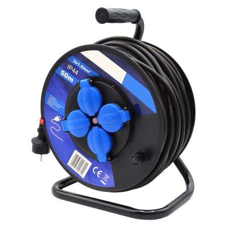 TAMBOR ELÉCTRICO PLÁSTICO 50M 3X1.5MM