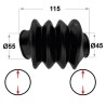FUELLE DE GOMA 115xØ55/45 4P