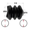 FUELLE DE GOMA 115xØ55/70 3P