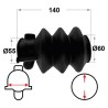 FUELLE DE GOMA 140xØ55/60 3P