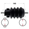 FUELLE DE GOMA 140xØ55/60 4P
