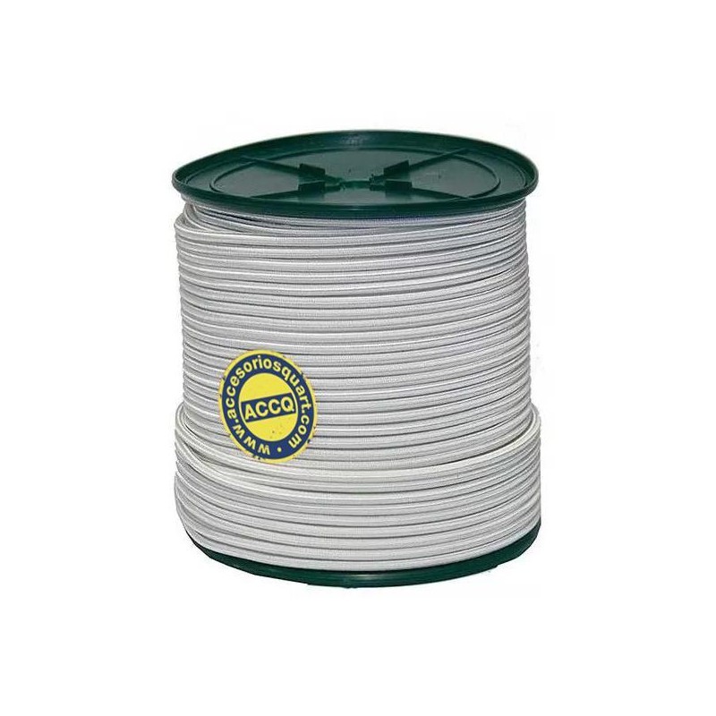 GOMA 8MM POLIESTER BLANCA