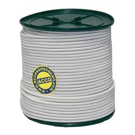 GOMA 8MM POLIESTER BLANCA