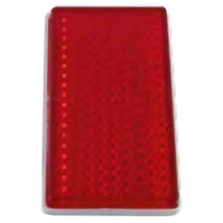 CAPTAFAROS RECTANGULAR ROJO 102X50MM ADHESIVO