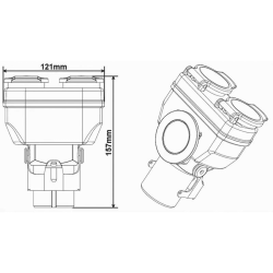 ADAPTADOR DE 15 A 2X7 POLOS