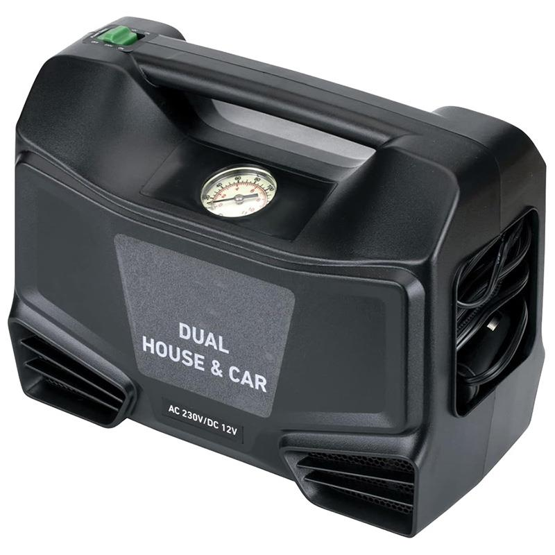 COMPRESOR DE AIRE 12V DC Y 230V AC