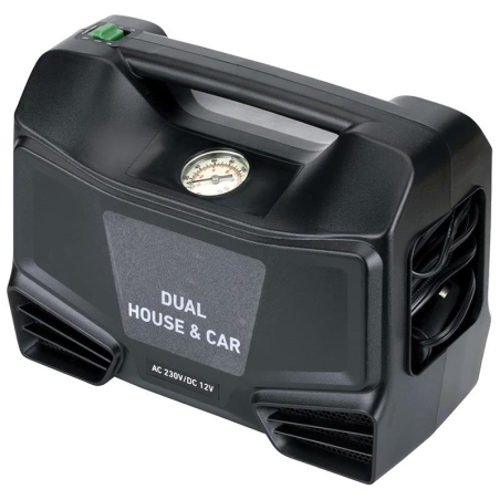 COMPRESOR DE AIRE 12V DC Y 230V AC