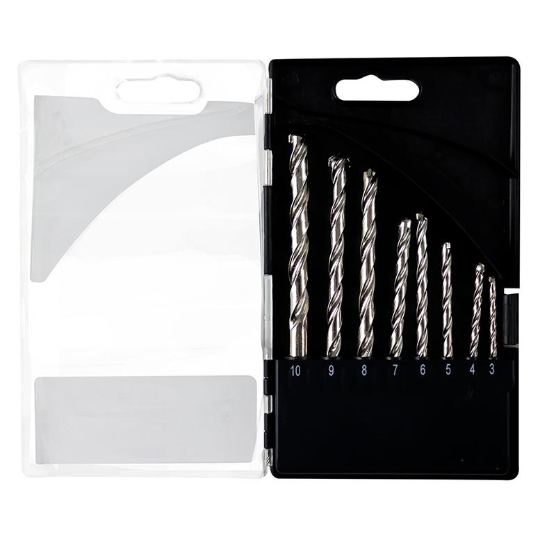 ESTUCHE DE 8 BROCAS 3-10MM PARA ALBAÑILERIA