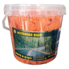 GUANTES NITRILO DIAMANTADO NARANJA TALLA L 200uds