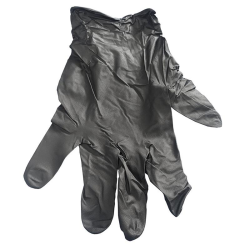 GUANTES NITRILO NEGRO TALLA L 200uds