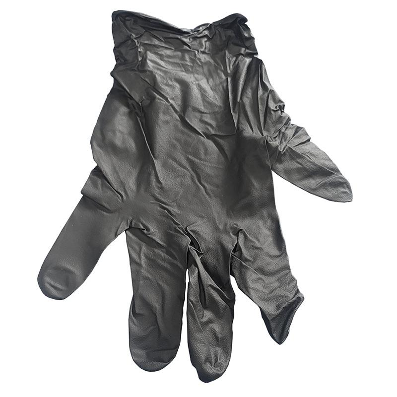 GUANTES NITRILO NEGRO TALLA L 200uds